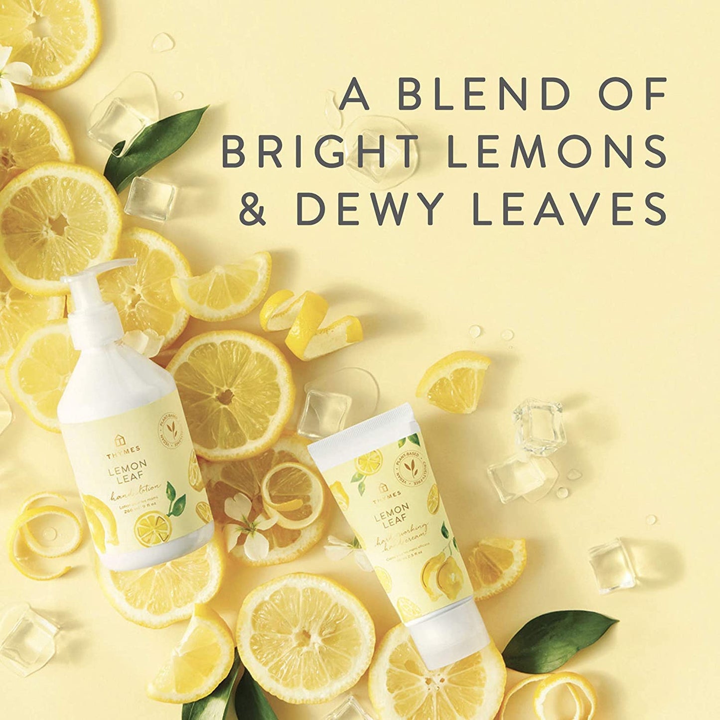 Thymes Countertop Spray - Counter Cleaner Spray - Household Cleaning Supplies (Lemon Leaf, 16.5 fl oz)