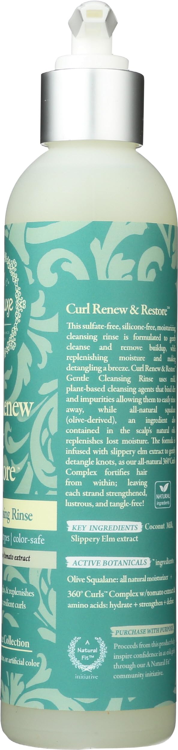 Treluxe, Cleansing Rinse Gentle Curl Renew Restore, 8 Ounce