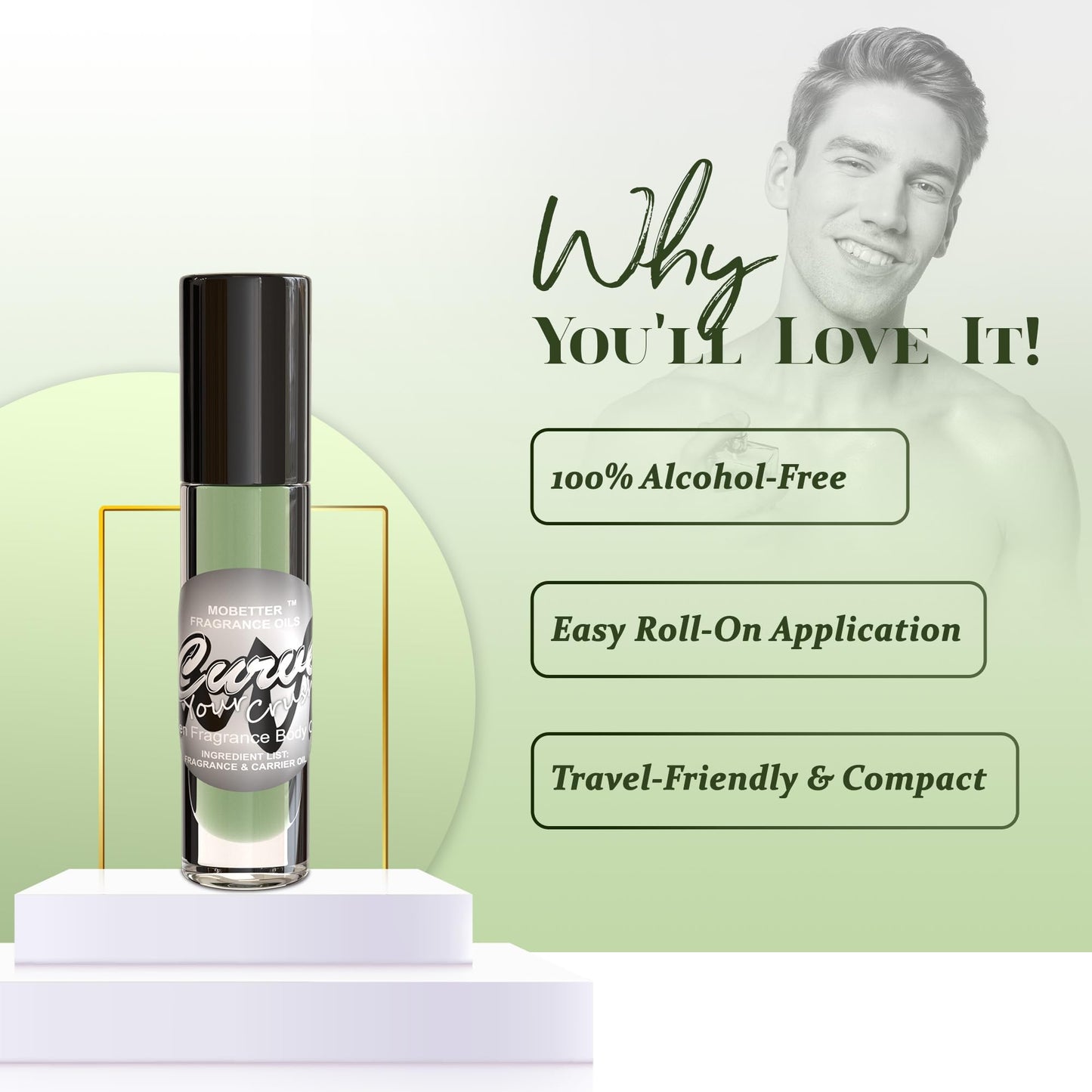 MOBETTER FRAGRANCE OILS Curve Your Crush Men Cologne Body Oil