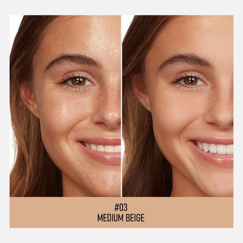 KYDA Mineral Powder Foundation, SPF 35, Lightweight Loose Powder Foundation, Skin-improving Mineral Foundation, Buildable Coverage, Natural Glow Base Makeup, Medium Beige