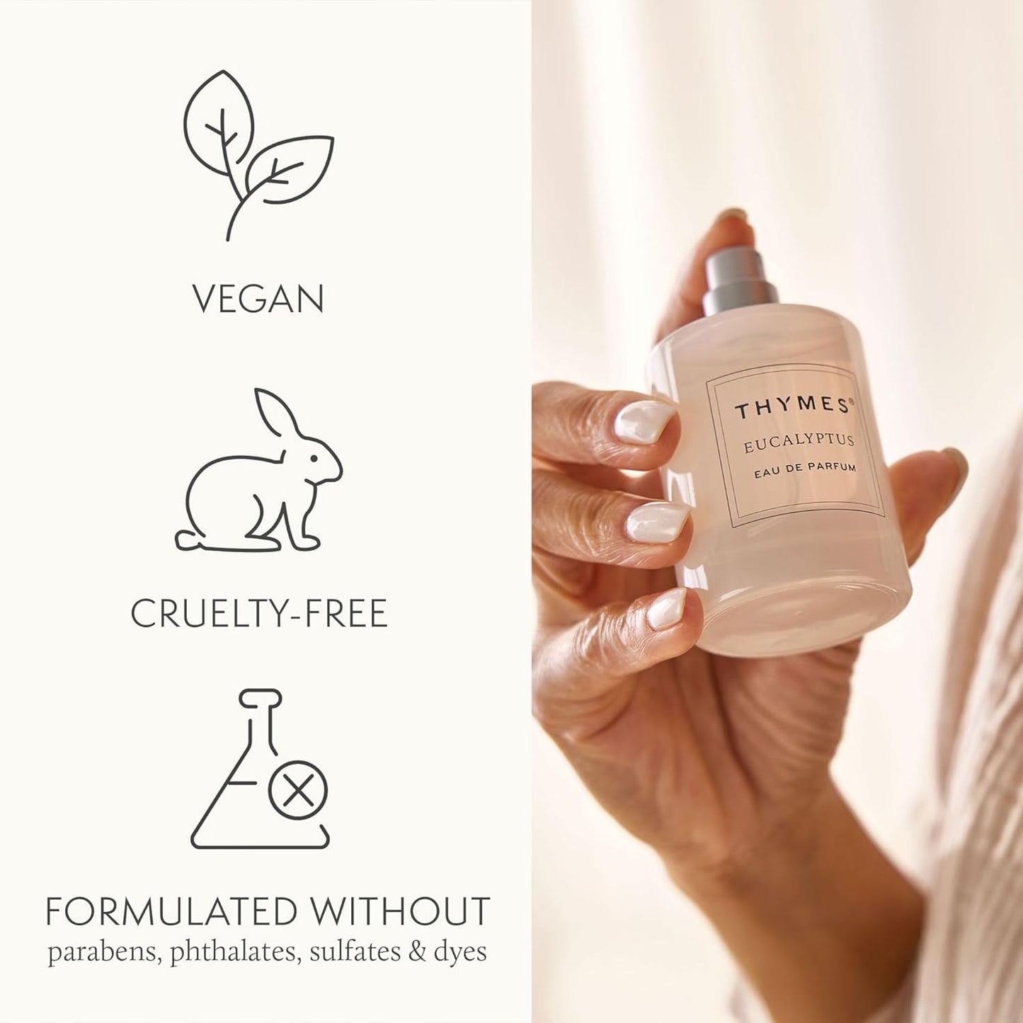 Thymes Eau De Parfum - Women's Fragrance with Eucalyptus & Citrus Notes | 1.75 fl oz