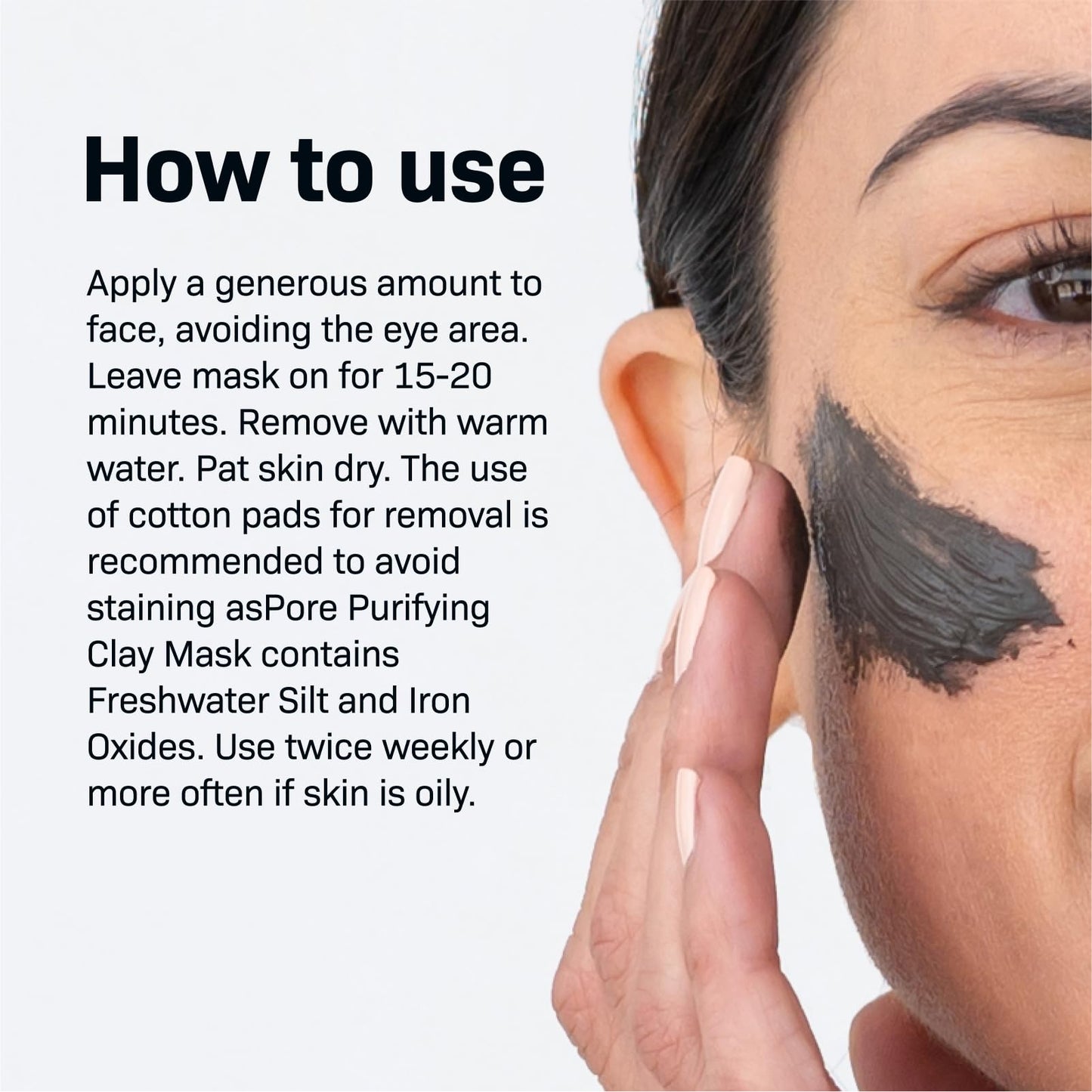Revision Skincare Pore Purifying Clay Mask, Pore Cleanser with Salicylic Acid for Polished, Smooth Skin, 1.7 oz