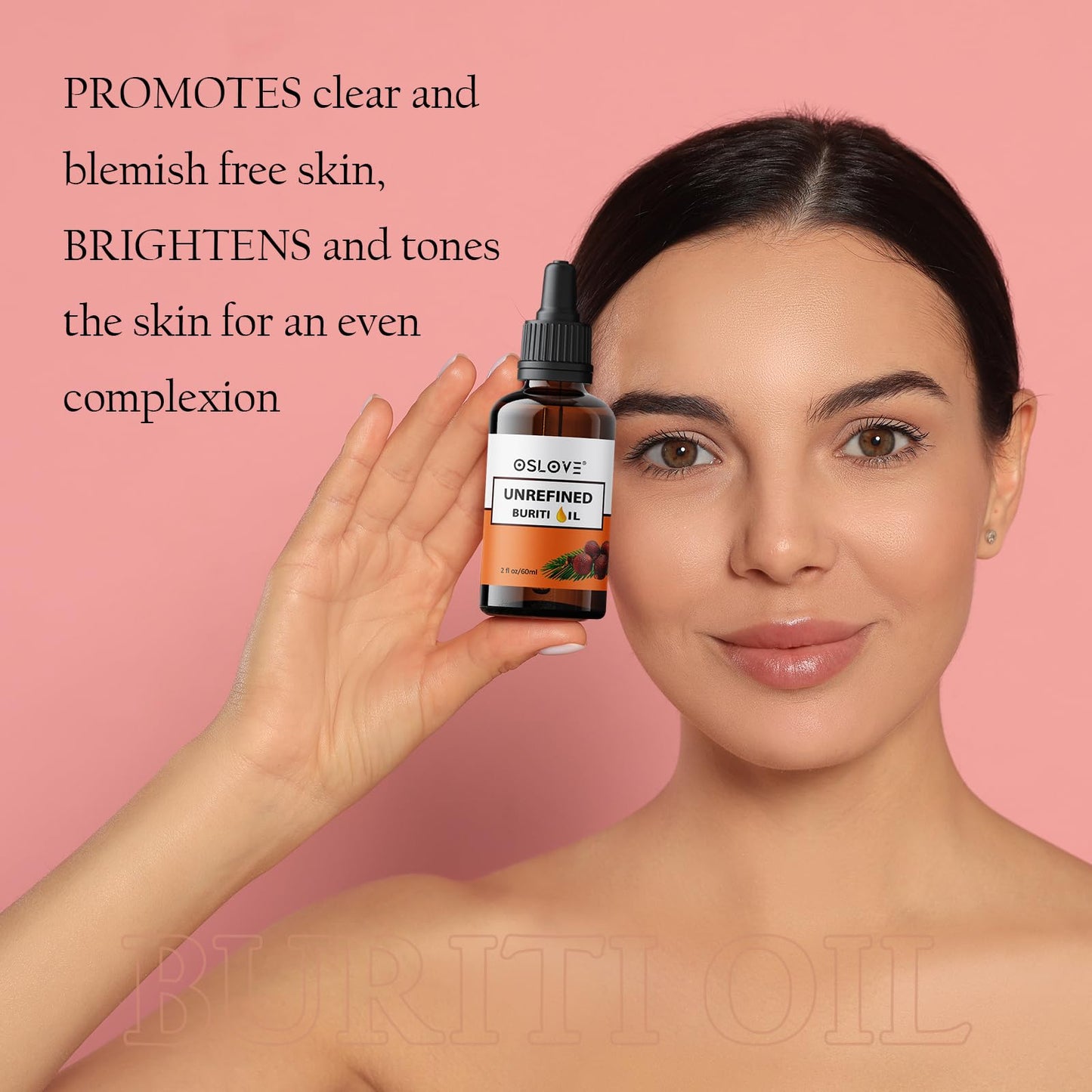 Unrefined Buriti Oil- Pure and Natural 2 oz by Oslove