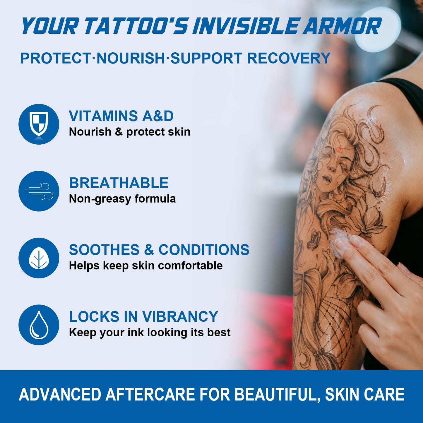 Narkysus Tattoo Scar Gel 100 Pcs Vitamin A&D Ointment Package Updating