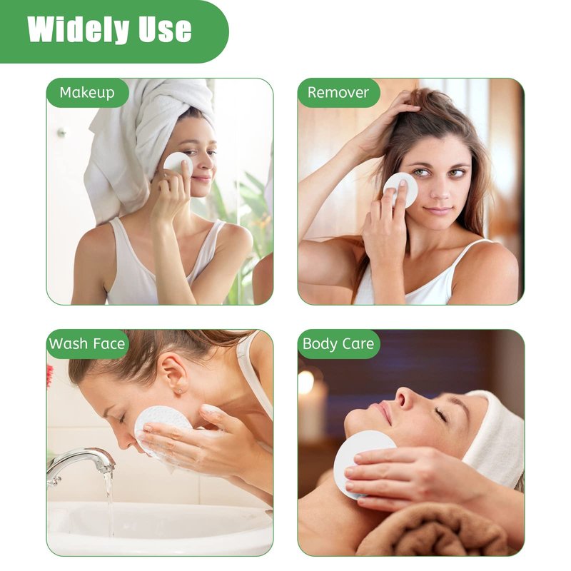120 Pcs Facial Sponge Compressed, Luxiv Face Cleansing Sponge Estheticians Compressed Makeup Facial Sponge Round Wash Face Sponges for Women Compress Exfoliating Removal Sponge (White)