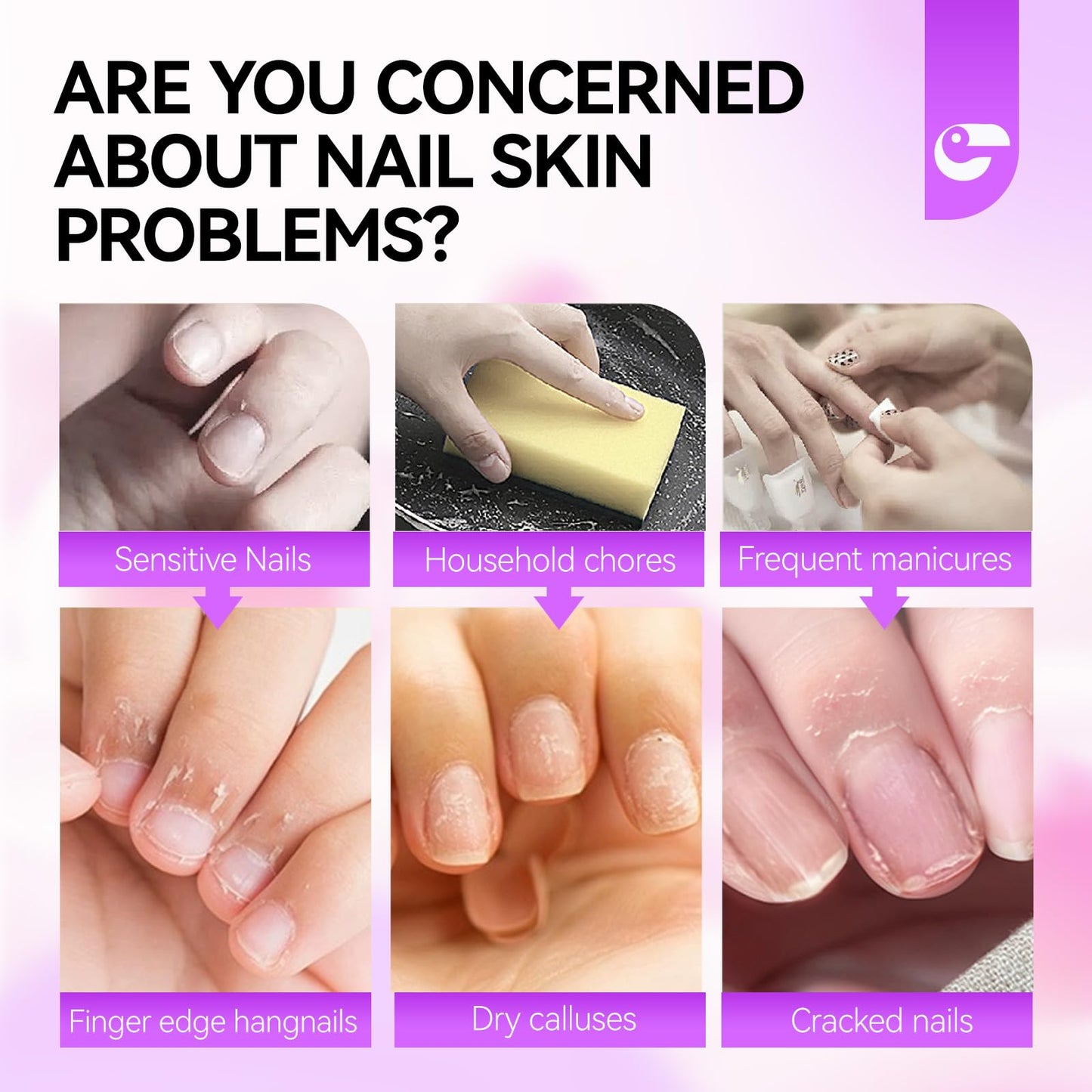 gelike ec Organic Nail Cuticle Remover for Salon: Vanilla 3 In 1 Natural Cuticle Softener Exfoliator Moisturizer for Professional Manicure