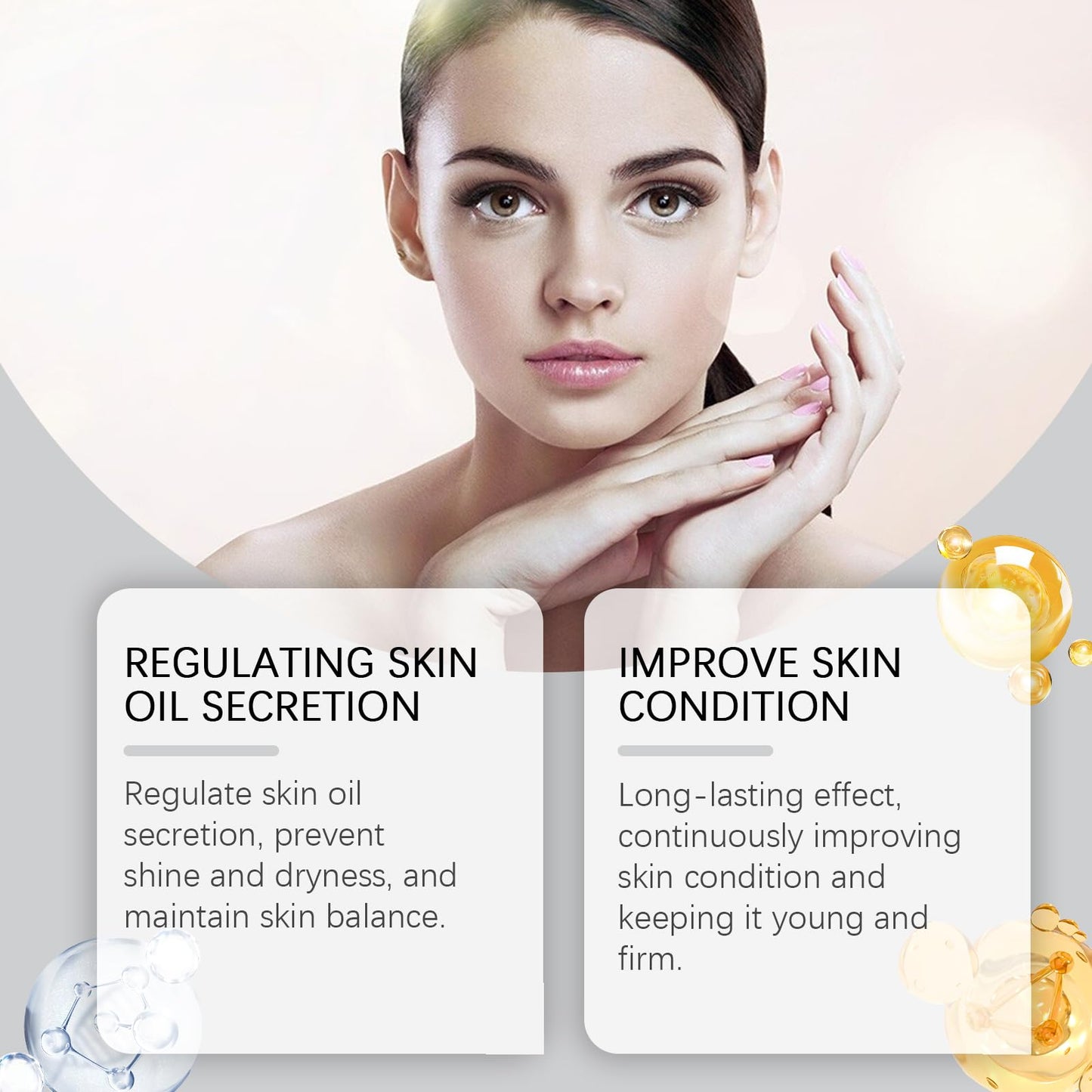 Instant Firming Face Cream, Temporary Face Tightener with Deep Moisturizing, Anti-Aging Skin Care for Fine Lines, Wrinkles, 3.53 Oz