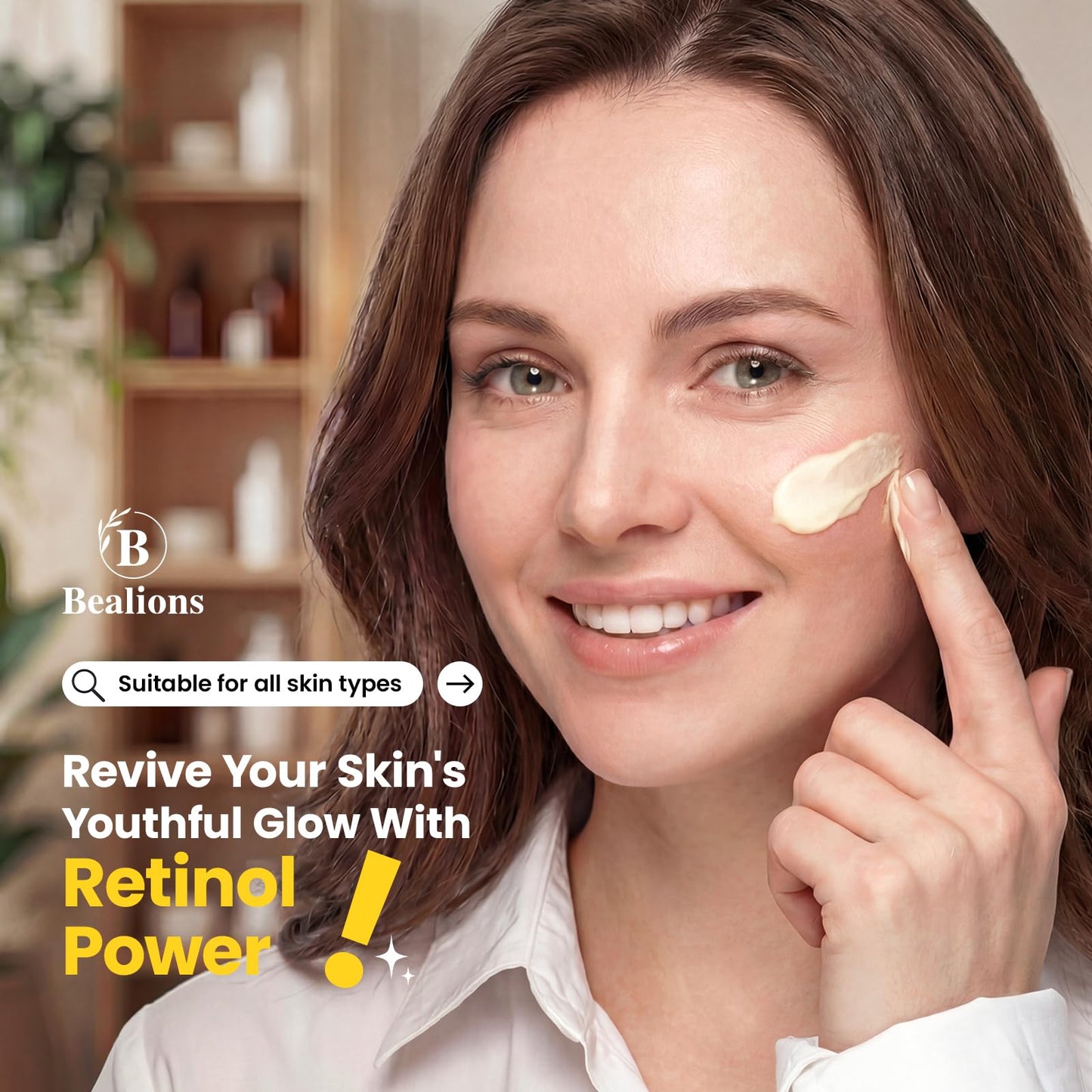 Retinol Cream for Face Anti Aging: Wrinkle Cream for Face Neck with Collagen Hyaluronic Acid - Night Moisturizer for Men Women - Facial Skin Care Gift for Women Wife Mother (1 Pack)