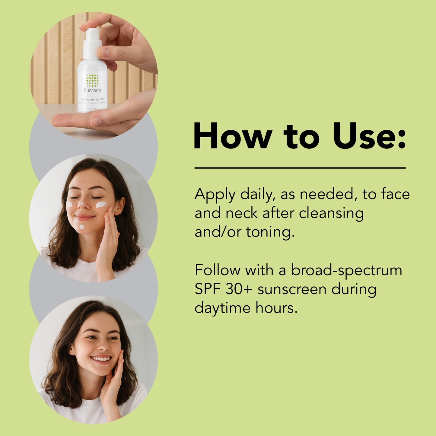 humane Oil-Free Daily Lightweight Face Moisturizer for Acne-Prone Skin