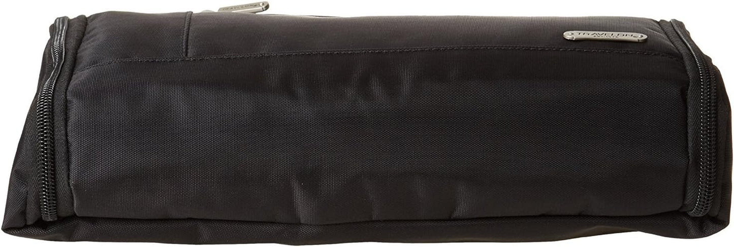 Travelon Flat-Out Toiletry Kit - Compact Travel Organizer for Toiletries and Cosmetics