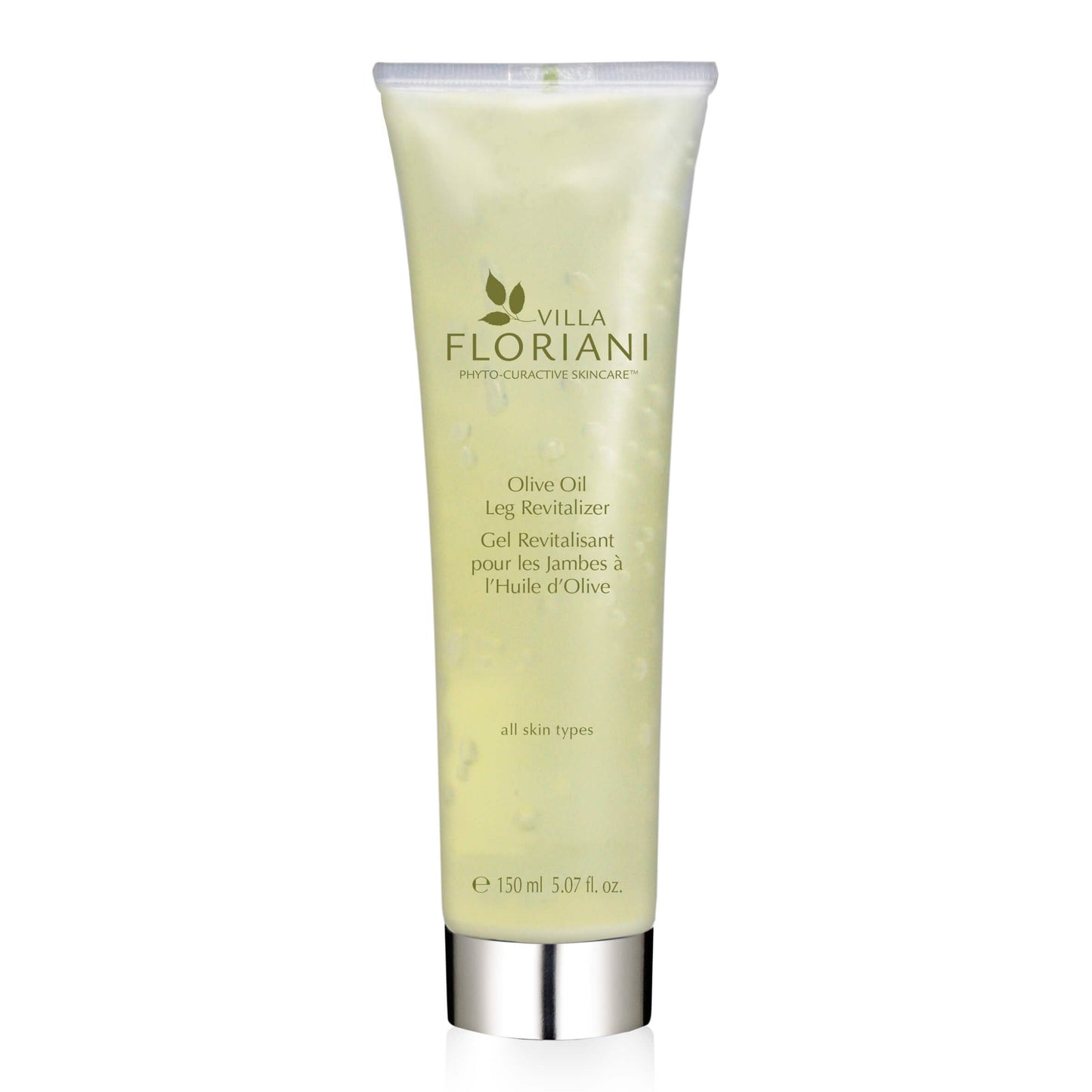 Villa Floriani Olive Oil Leg Revitalizer | Revives, Tones And Refreshes Tired Legs | Leg treatment | Natural Skincare | Rediscovering Natural Beauty, 5.07 fl. oz.
