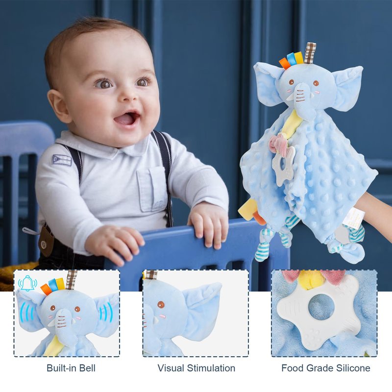 pengtai Newborn Baby Boy Gift Basket for Boy, Welcome Home Gift Set with Swaddle Blanket, Clothes, Baby Essentials, Baby Boy Gift Box, Gender Reveal Gift Set