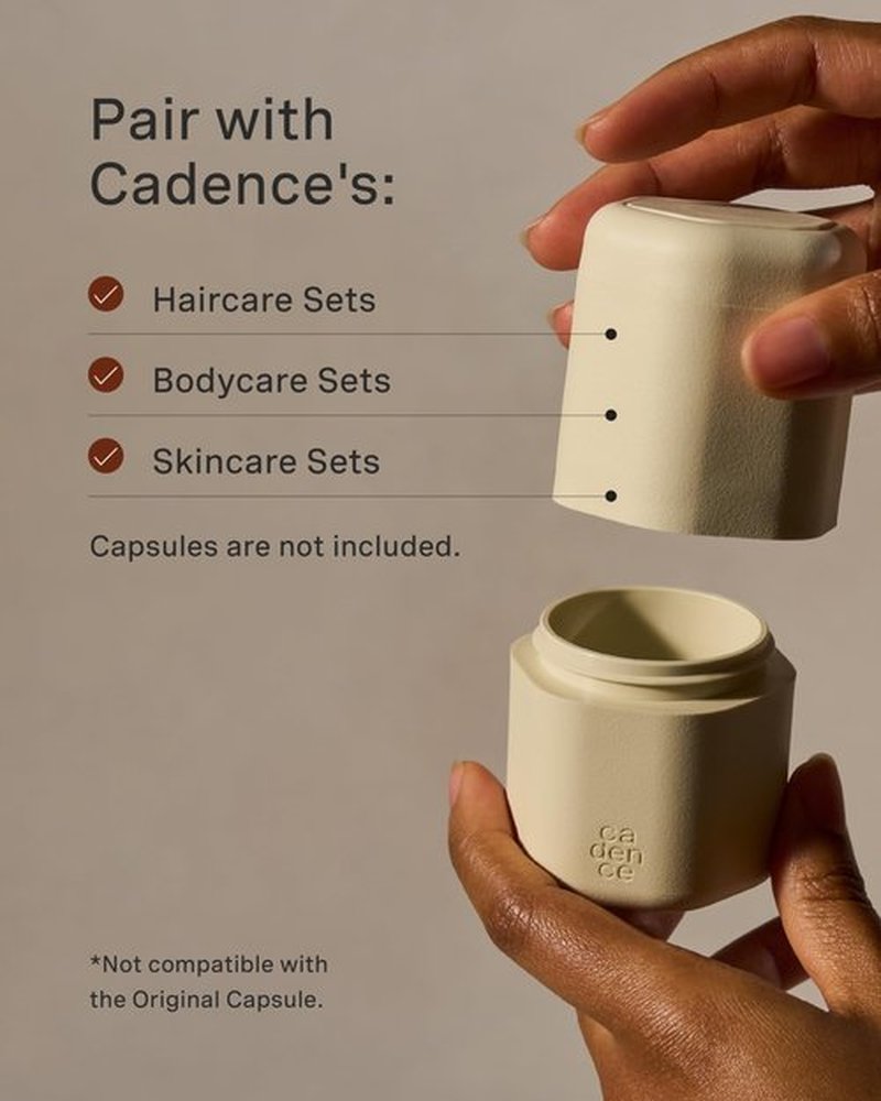 Cadence Extender - Add On to Any Flex Capsule Container - Adds Additional 1.43 Fl Oz - 3 Pack - Evergreen