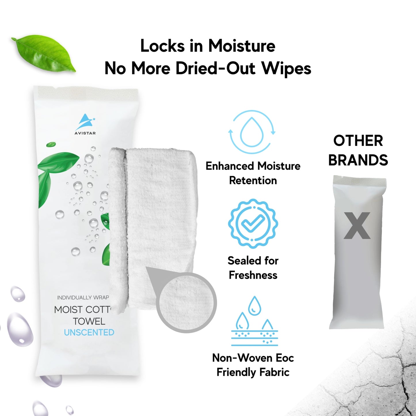 60 Hot or Cold Wrapped Moist Towels - 9'' x 9" Moist Towelettes Individually Wrapped Disposable Face & Hand - Pre-Moistened Hand Wipes Soft Refreshing, Travel, Spa, Restaurant - Unscented