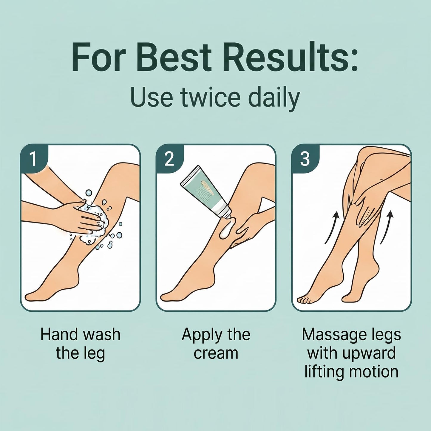 LYFTI Varicose Veins Cream for Legs, Soothing Leg Massage Lotion for Tired & Heavy Legs, Hydrating Formula to Support Skin Smoothness & Firmness