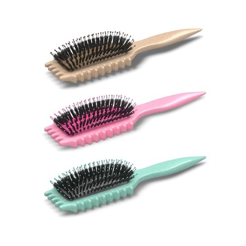 Bounce Curl Define EdgeLift Brush, 5-in-1 Tool for Effortlessly Defined Curls, Waves & Coils, Reduces Frizz - Teal