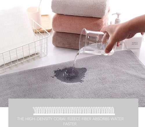TENSTARS 12 Pack Premium Washcloths Set - Quick Drying- Soft Microfiber Coral Velvet Highly Absorbent Wash Clothes - Multipurpose Use as Bath, Spa, Facial, Fingertip Towel (Grape Purple)