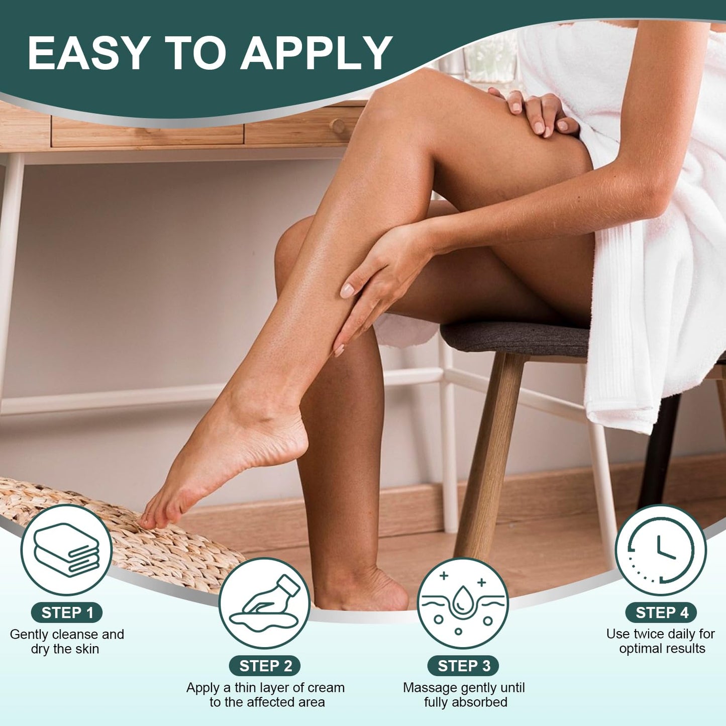 Urea Cream 60 Percent For Feet Maximum Strength with Salicylic Acid 8.45 oz
