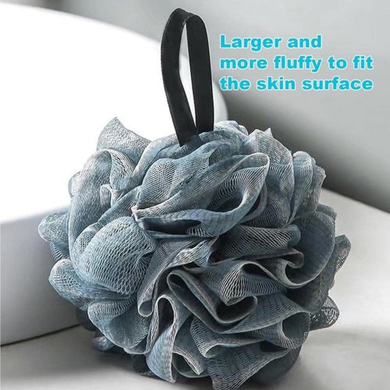 Bath Shower Loofah Sponge, Skin Care Men Women Bathing Accessories 50g (Darkblue 5 Pack)
