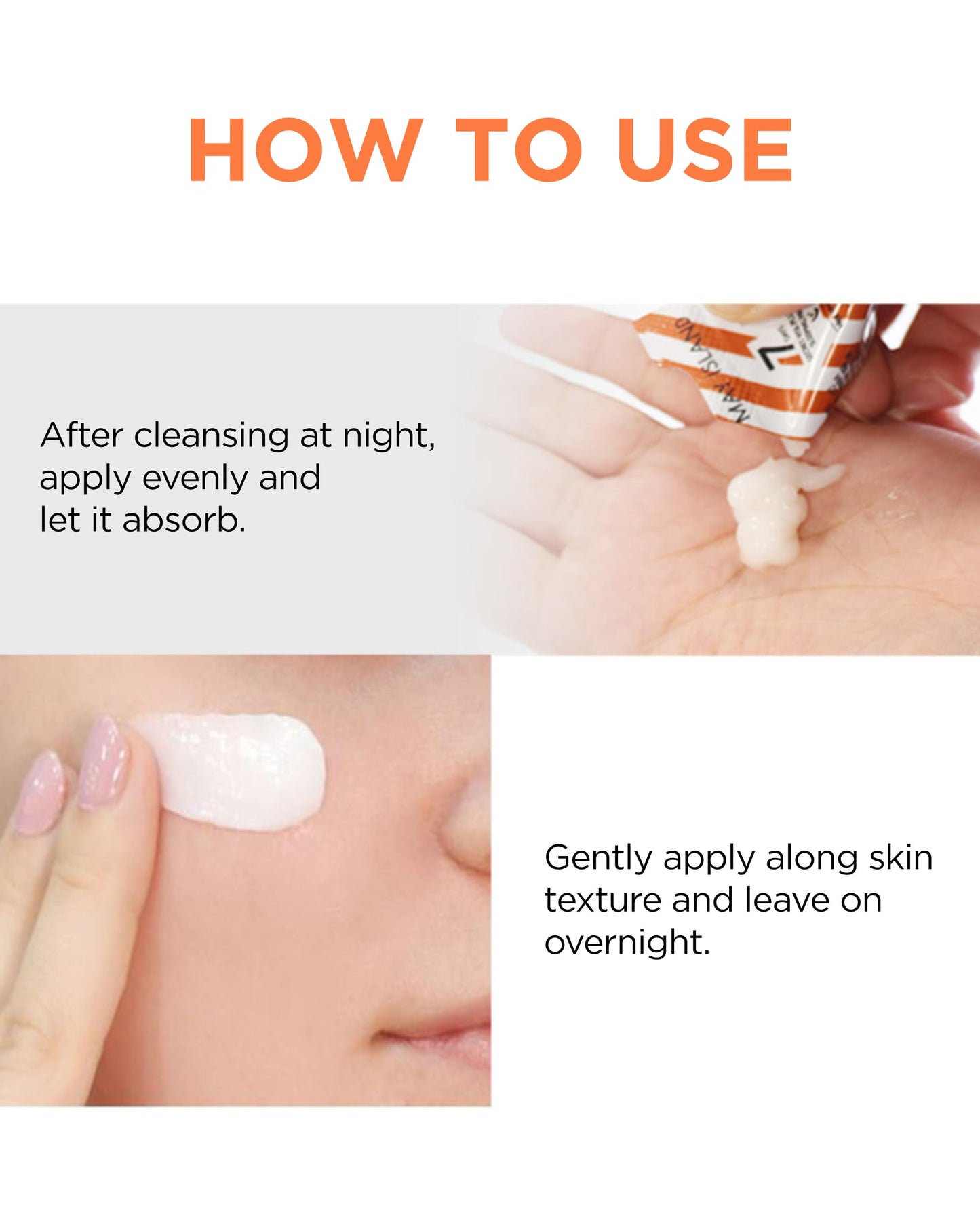 MAY ISLAND 7 Days Secret Vita Plus Sleeping Mask - Korean Overnight Mask with Sea Buckthorn Extract & Niacinamide - Revitalizing & Nourishing - Single-Use Pouches. 0.17oz. x 12 Pack
