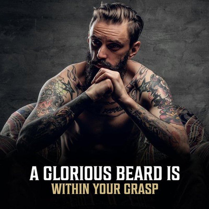 Viking Revolution Spiced Vanilla Beard Oil for Men - Natural Mens Beard Oil with Argan and Jojoba Oil - Beard Softener, Strengthens and Moisturizes
