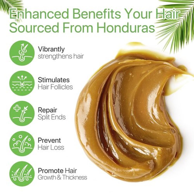 ELBBUB Raw Batana Oil for Hair Growth and Repair -100% Pure, Unrefined Oil from Honduran Rainforests Prevent Hair Loss and Enhances Hair Thickness in Men & Women