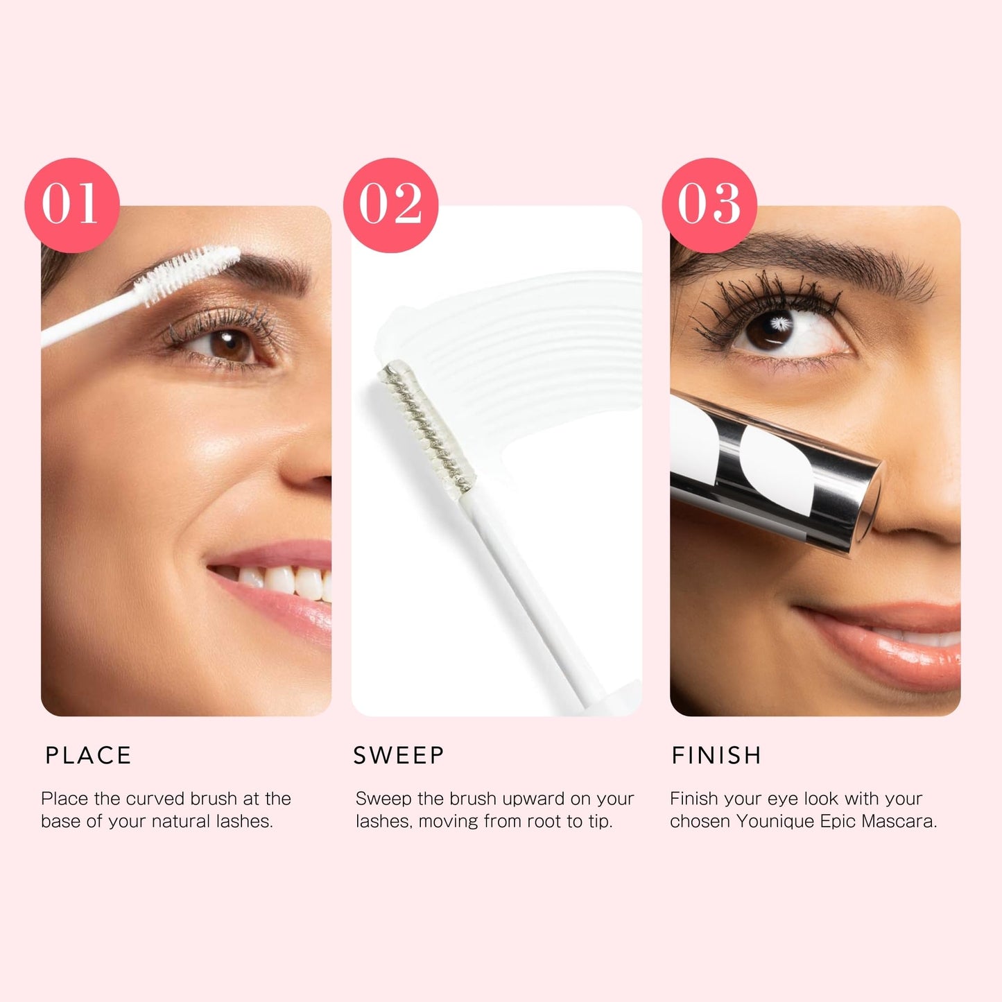 Younique MOODSTRUCK EPIC Lash Primer | 10mL | White Lash Primer for Mascara | Curling and Lengthening | Lash Lift | Mascara Makeup Primer | Separates Lashes and Boosts Lash Look