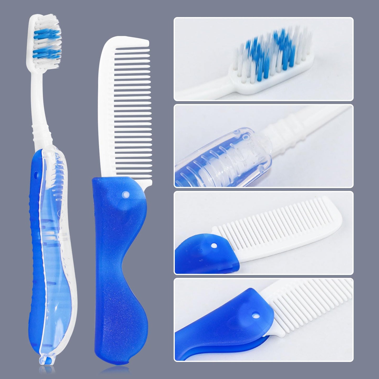 Hygiene Kit Bulk, Folding Design, Individually Boxed, The Travel Hygiene Kit is Fully Equipped and Clean and Hygienic, Convenience Kits Suitable for Hotel, Home, Travel (48-Pack)