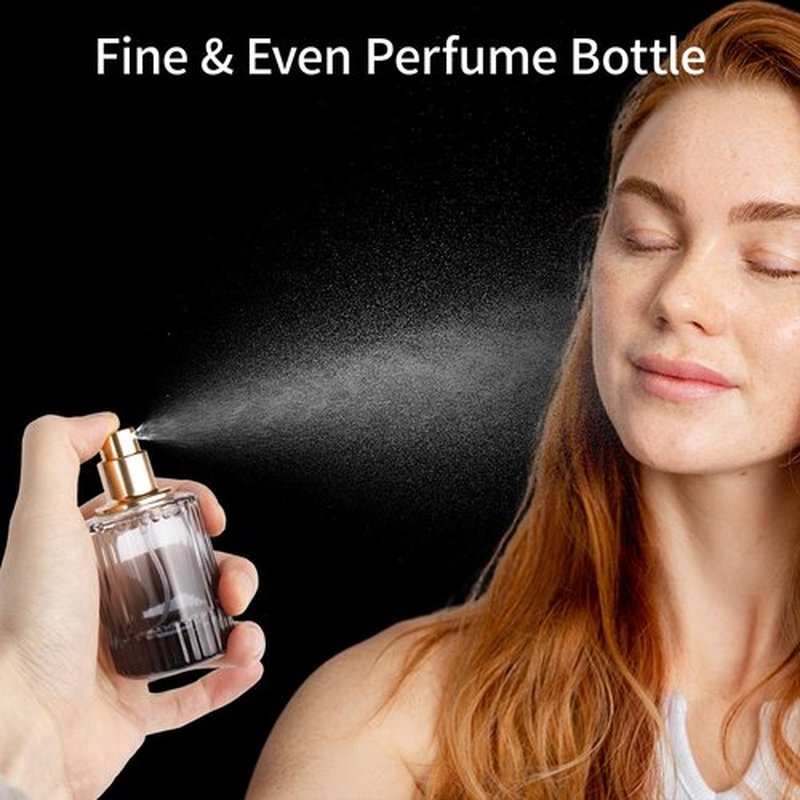 HXRYAGi Travel Vintage Perfume Bottle Empty, 4pcs 30ML High-quanlity Portable Perfume Atomizer with Funnel and Dropper, Fine Mist Leak-Proof Spray Atomizer Ideal for Perfume, Toner and Skin Care