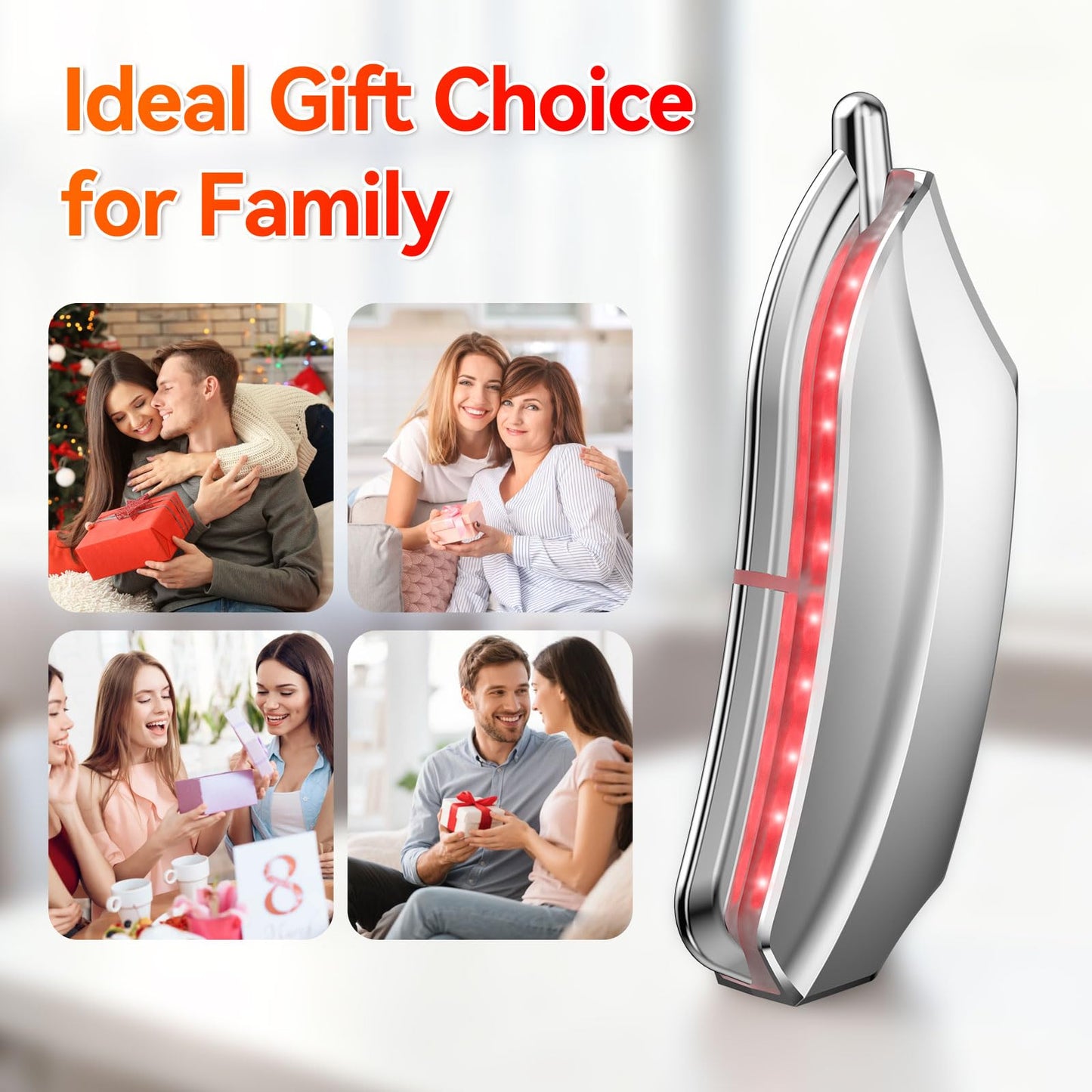 Muscle Scraper Tool,Electric Fascial Knife for Deep Tissue Massage - 4 Modes 3 Heating 3 Vibration,Electric Gua Sha,Myofascial Release Tool for Whole Body