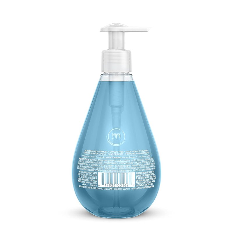 Method Gel Hand Soap - Sea Minerals Scent | 12 Fl Oz Bottle