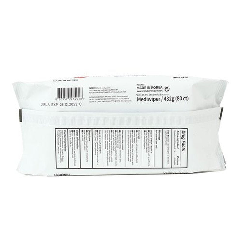Refreshing Wet Wipes Travel Size Alcohol-Free Wipe Sanitizes/Cleans/Deodorizes Bulk Wipes (80 Wipes (80ct, 1pk))