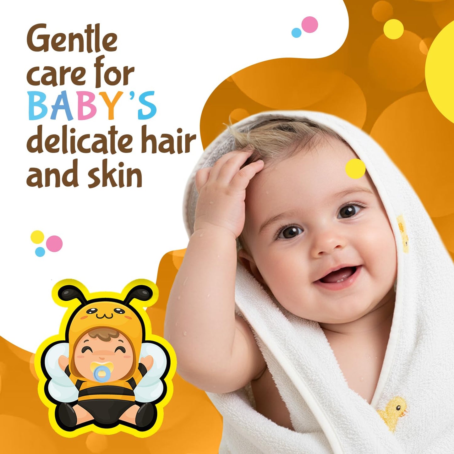 Tio Nacho TIO Nachito Hypoallergenic Baby Shampoo with Royal Jelly & Chamomile - Gentle, Tear-Free Body Wash, 13.5 fl oz (Pack of 3)