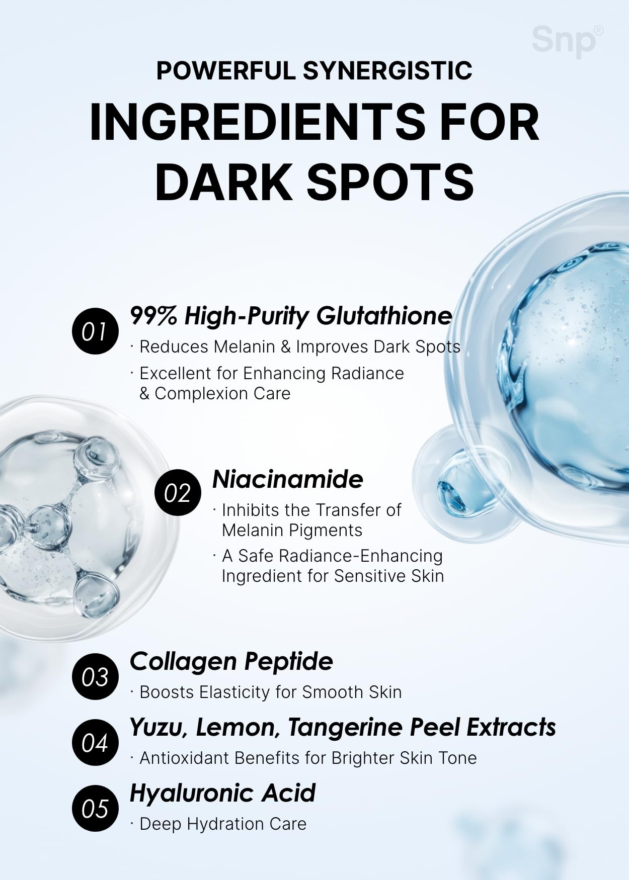 [K Beauty Snp] Glutathione Dark Zero Toning Eye Patch | Nourishing Under Eye Patches for Blemishes and Dark Spots | Under Masks for Puffy Eyes and Dark Circles | Korean Skincare | 60 Patches