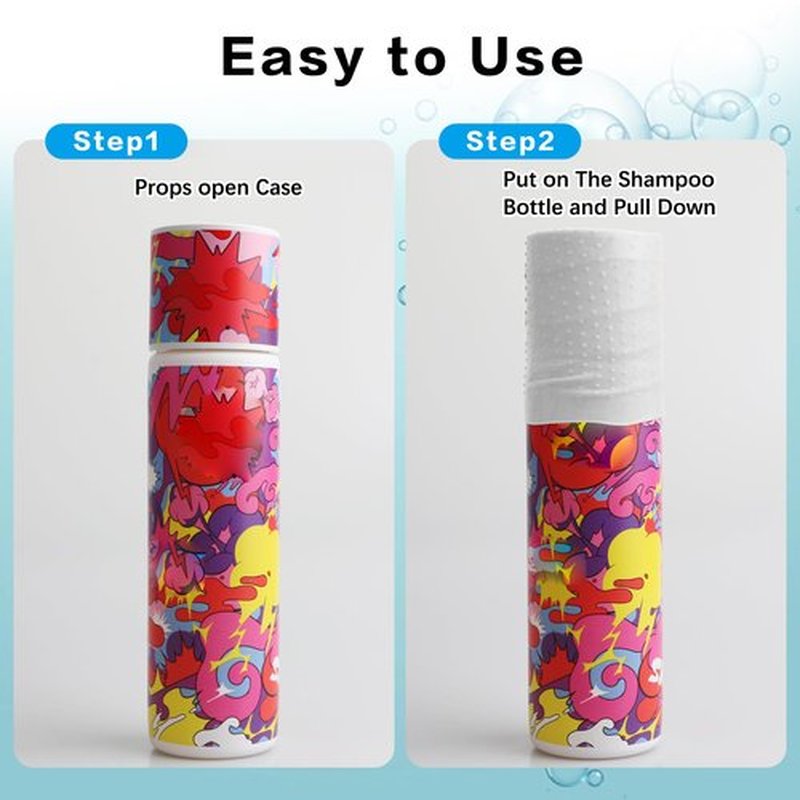 YUBIRD 15 PCS Silicone Travel Sleeves for Toiletries, Toiletry Sleeves for Leak Proofing, Leak Proof Sleeves for Travel Bottles, Travel Size Toiletries, Cruise Must Haves for Women Men(15White)