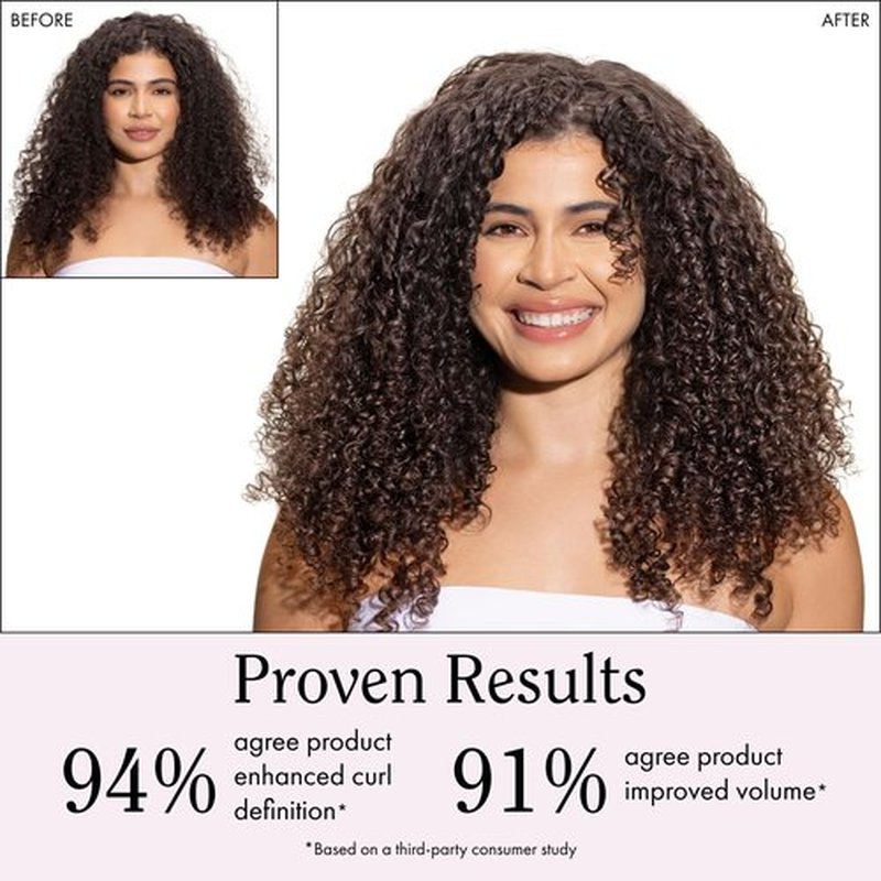 Rizos Curls Travel Curl Defining Cream, Enhance Waves, Curls & Coils, Soft Hold for Weightless Volume, Moisturizing for Frizz-Free Shine with Aloe Vera, Coconut Oil & Shea Butter, 2.5 oz