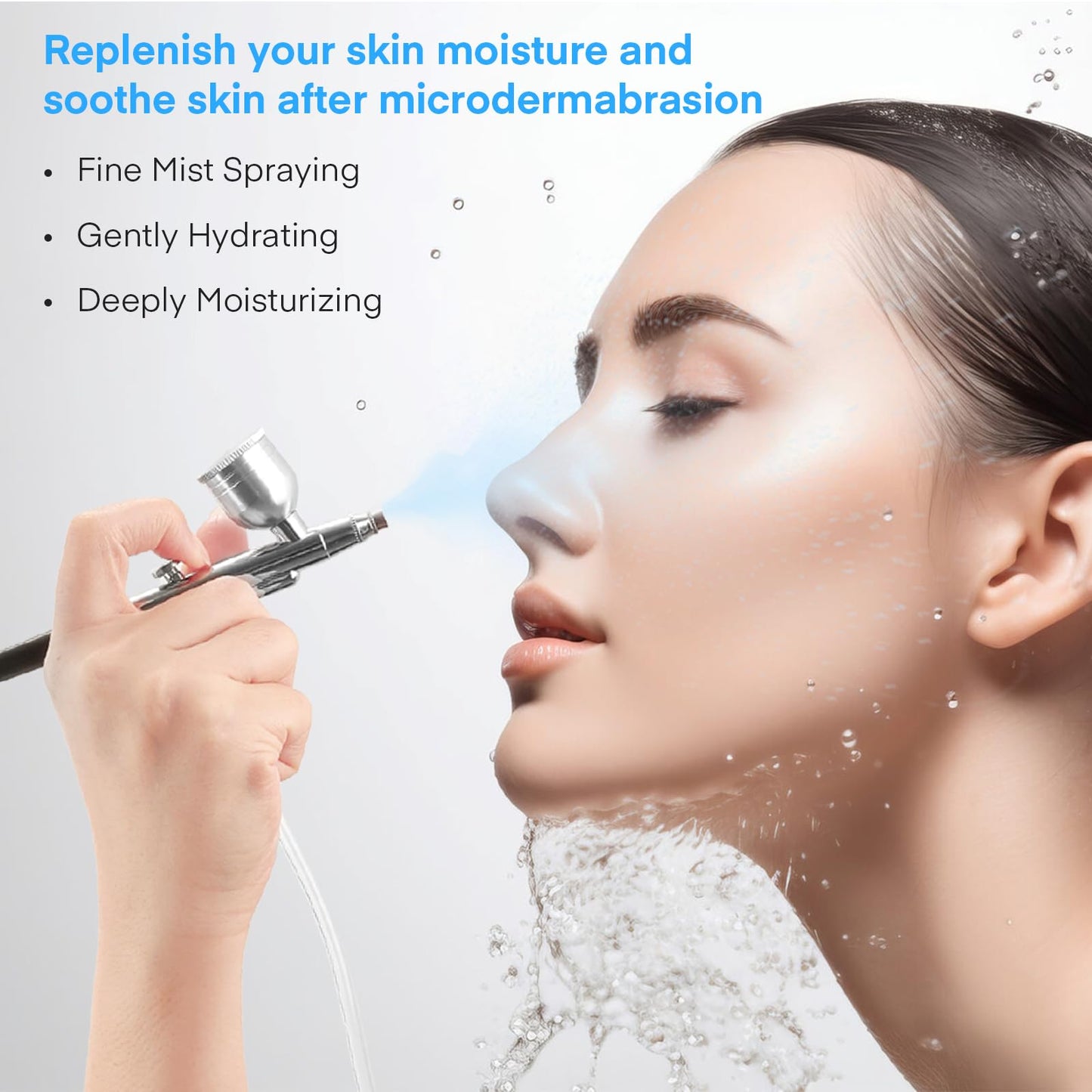 Yofuly 3 in 1 Micro-der-mabrasion Machine with Spray Gun