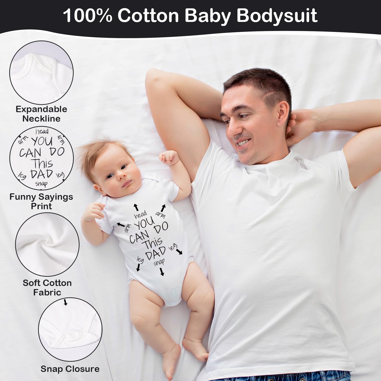 2026 New Dad Gifts Box, 9 Pcs First Time Dad Gifts, Dad to Be Gifts for 1st Time with Tumbler Hat Onesie Socks Keychain for Baby Shower，Unique Kit for Soon to Be or Expecting Father