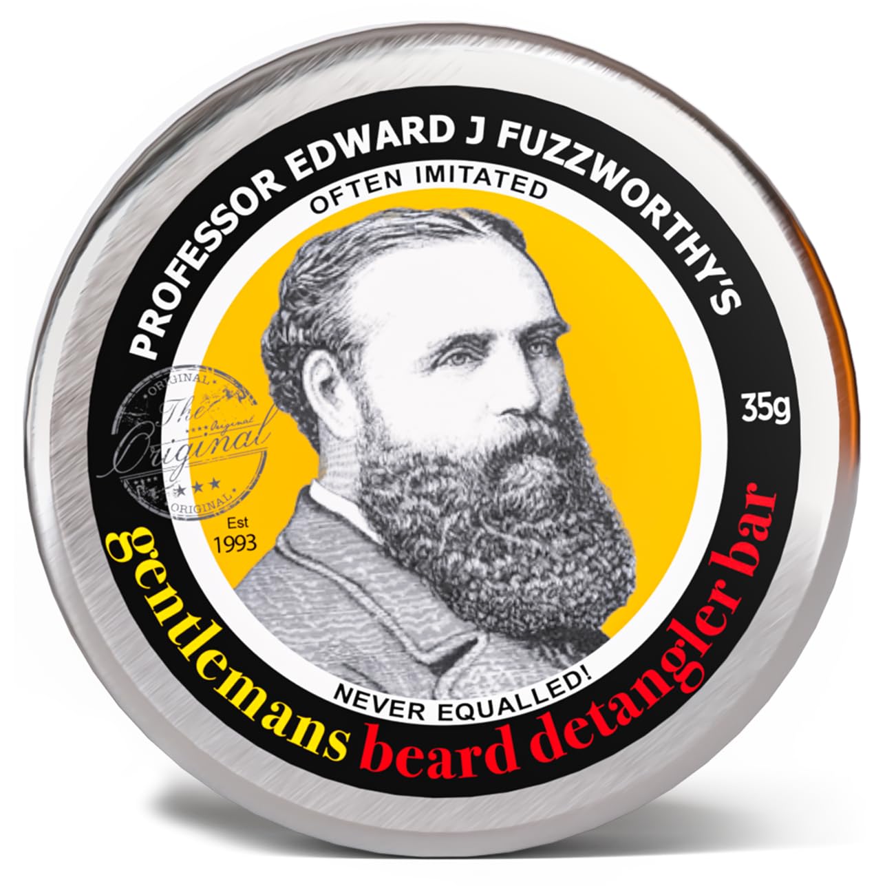 Professor Fuzzworthy Deluxe Beard Grooming Kit Gift Set for Men | 100% Natural Beard SHAMPOO Beard Balm & Beard Conditioner | Bass Beard Brush Boar Bristle | Organic Essential Plant Oils
