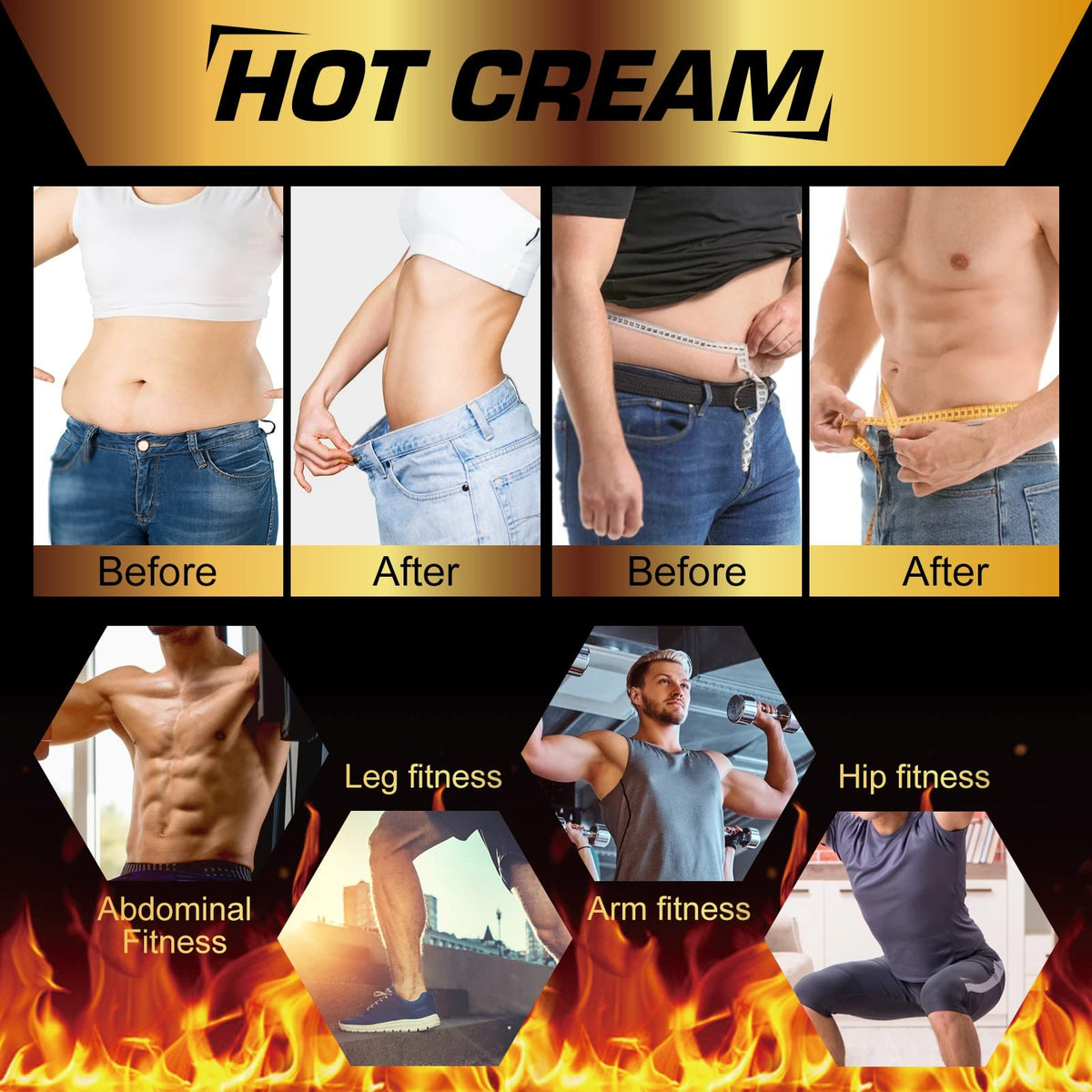 LTQXGT Sweat Cream for Belly Fat Burner for Women 2Pack – Hot Sweat Cream Workout Enhancer with Natural Ingredients – Cellulite & Fat Burning Cream for Thighs, Arms -Workout for Women & Men