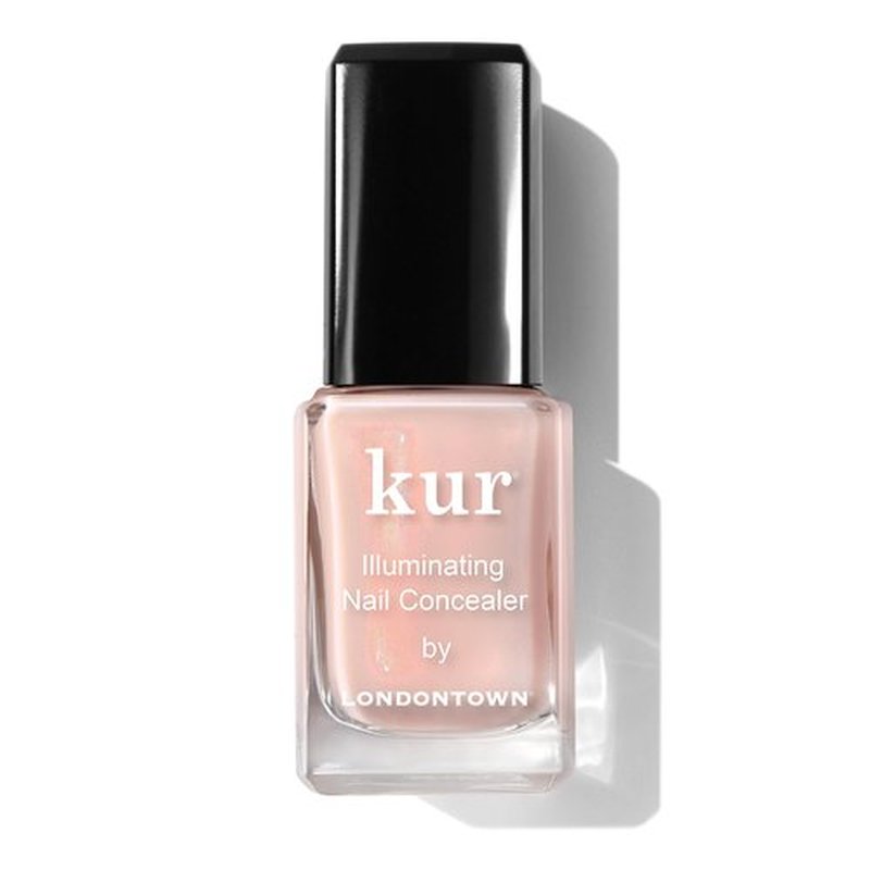 LONDONTOWN kur Bubble Illuminating Nail Concealer, Vegan, Cruelty Free, Gluten Free, Paraben Free, Long Lasting Brightening Nail Polish Care for All, Sweet Bubblegum Pink, 0.40 Fl Oz