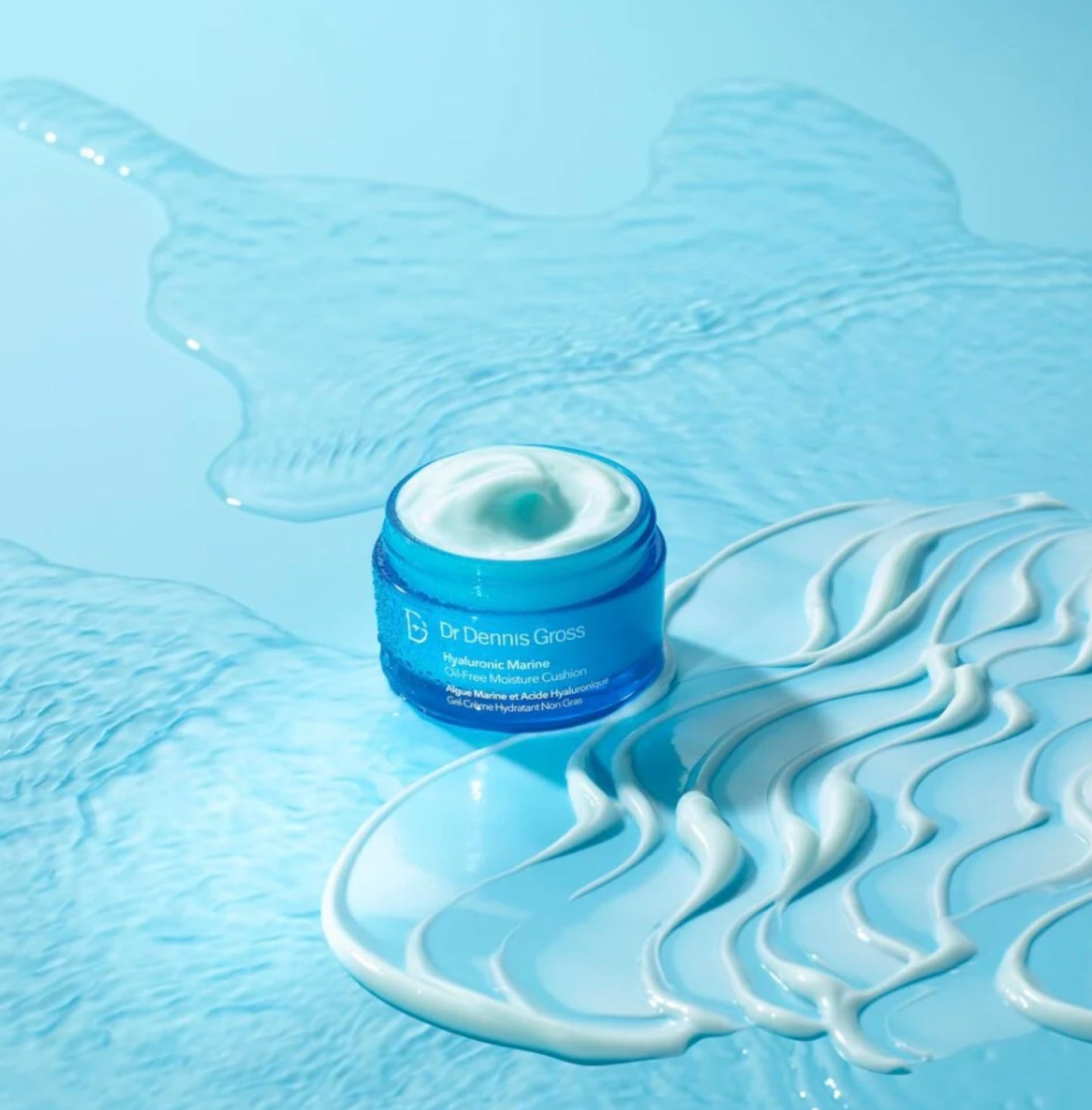 Dr Dennis Gross Hyaluronic Marine Oil-Free Moisture Cushion: for Dull, Dehydrated or Dry Skin, 2 fl oz