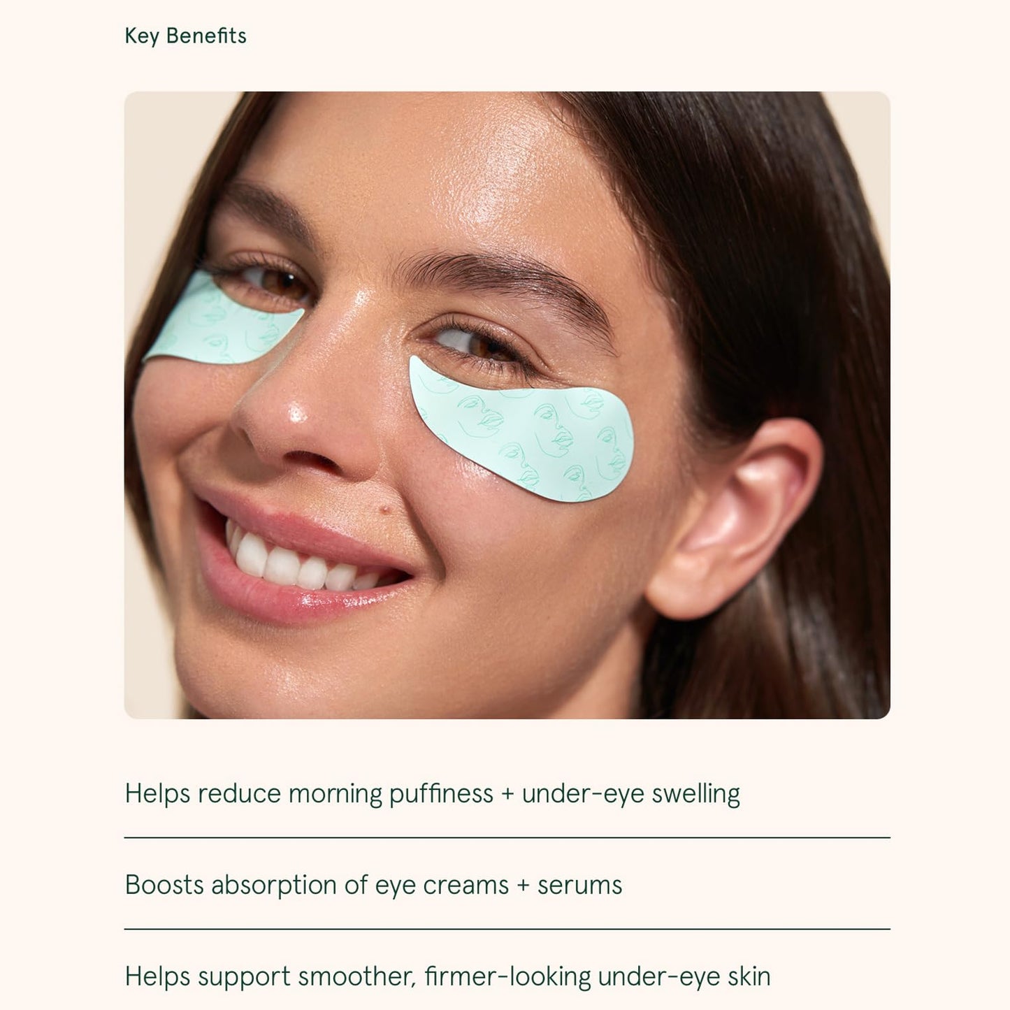 Barefaced Everyday Eye Hero Reusable Silicone Eye Patches for Under-Eye Puffiness, Fine Line Smoothing