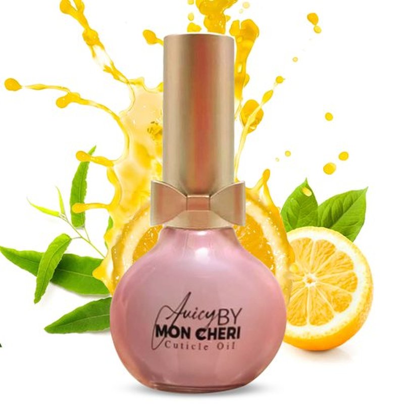 Juicy By Mon Cheri Strengthen and revitalize cuticles Cuticle Oil Moisturizes repairs promotes growth with refreshing Lemon Eucalyptus scent 10 ml