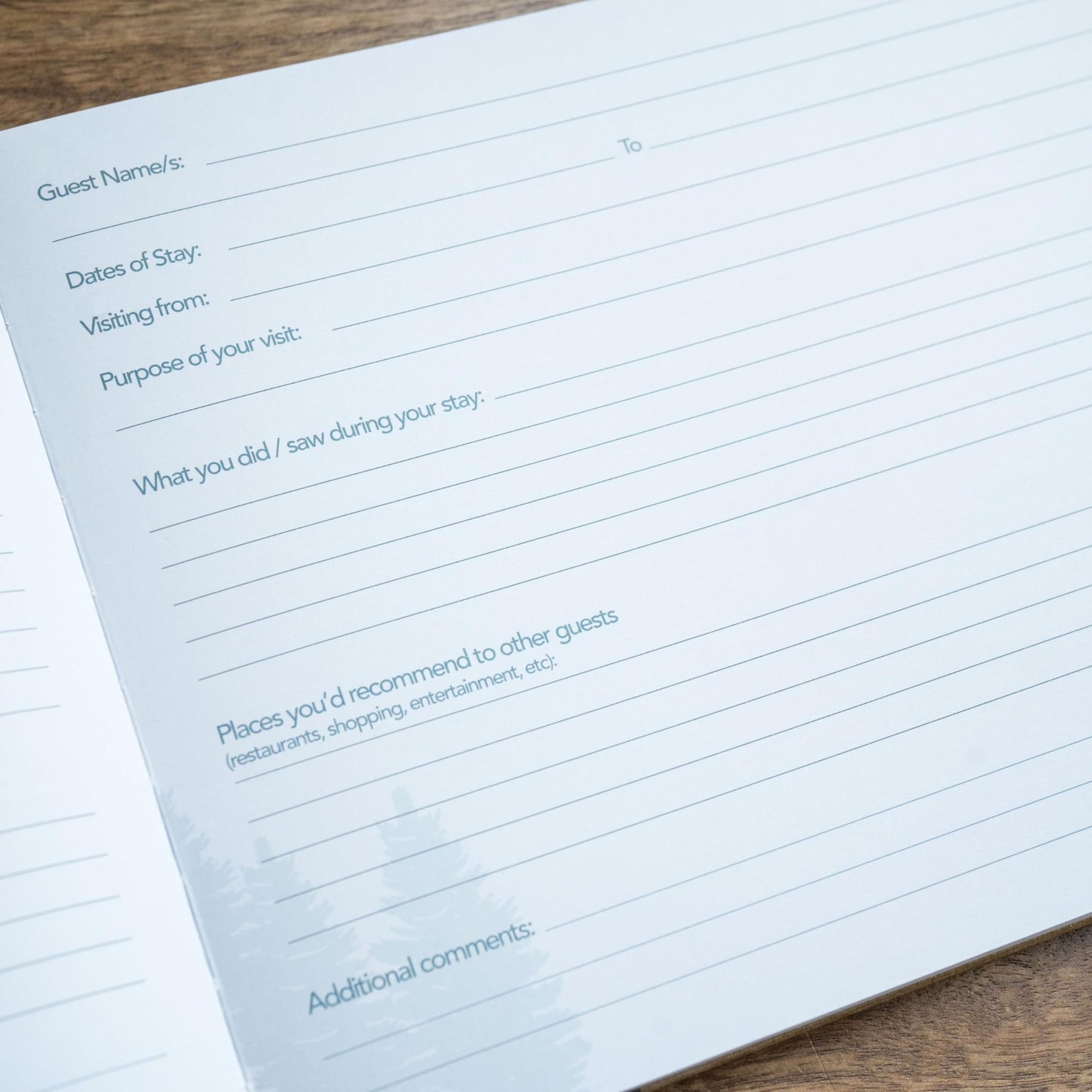 Paper 'n Such Cabin Guest Book for Vacation Homes and Short Term Rentals -Kraft Hardcover - Airbnb Essentials for Hosts- Visitor Sign in Journal Guesthouse Welcome Log