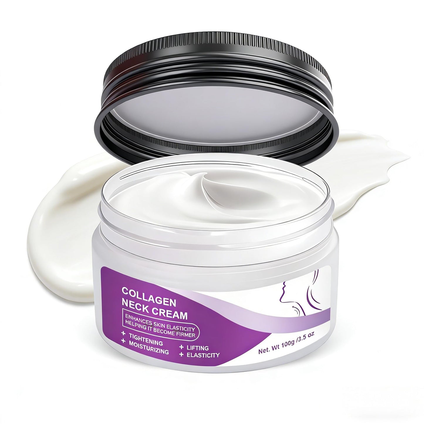 Retinol & Collagen Neck Firming Cream - Visibly Smooths Crepey Neck Skin & Deep Lines, Tightens and Lifts for a Hydrated, Youthful Look, Anti-Aging Face Care Cream for Women & Men 100g