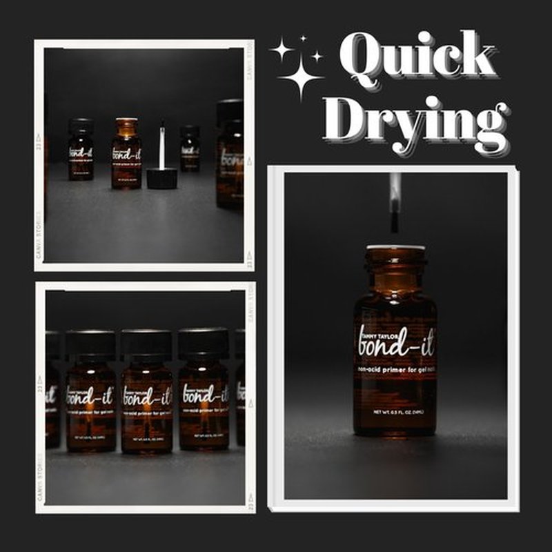 Tammy Taylor Bond It Acrylic Nail Primer | Acid Free Gel Nail Care for Semi Cured Gel Nail Strips, Acrylic Powder and Nail Polish | Professional Salon-Quality Nail Prep for Healthy, Strong Nails