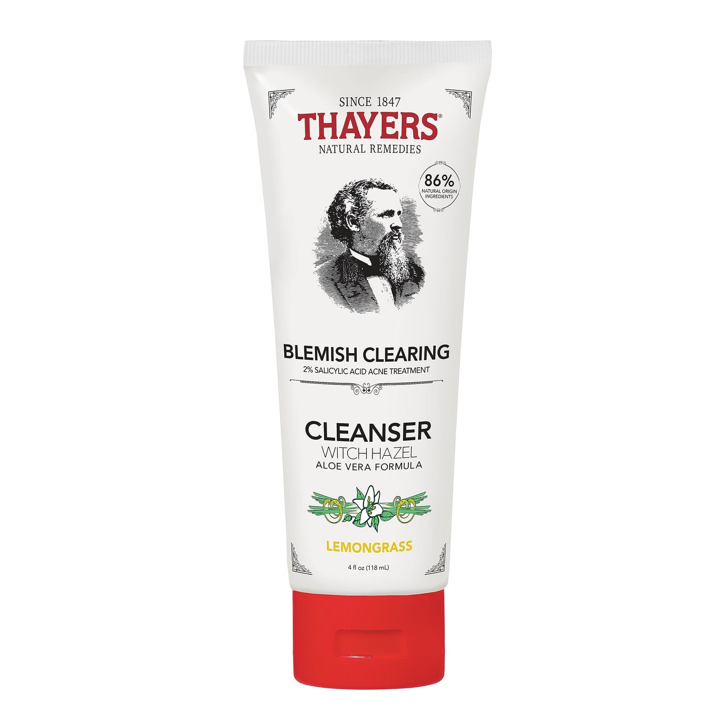 THAYERS Witch Hazel Blemish Cleanser, 4 Ounce