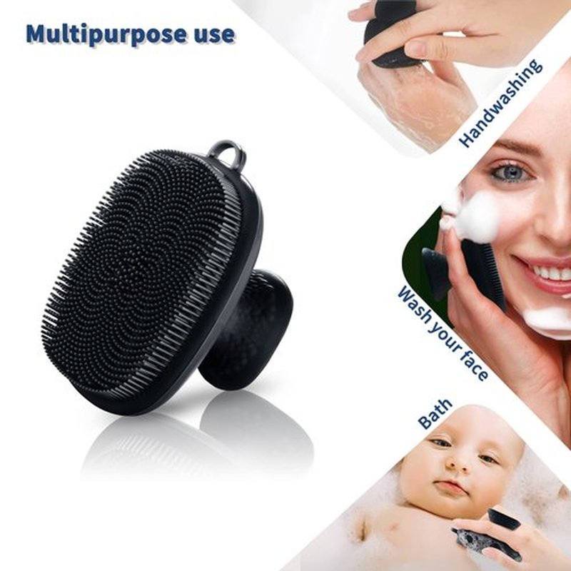 VWMYQ Face Scrubber 2 Pack Face Scrubber Silicone Face Scrubber for Men Facial Cleansing Brush Silicone Face Wash Brush Manual Waterproof Cleansing Skin Care Face Brushes for Cleansing and Exfoliating