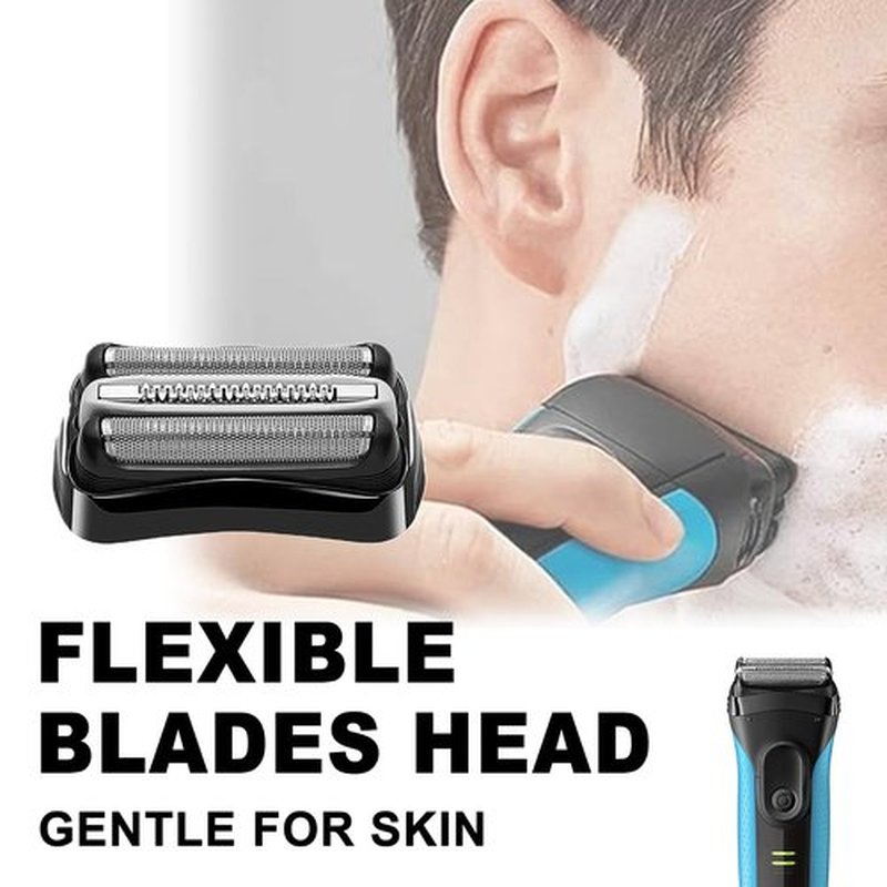 Series 3 32B Electric Shaver Replacement Head Compatible, 32B Replacement Electric Shaver Heads for Men Razor Shaving Blades Fit for Braun Series 3: 3040s 3010s 310s 3000s 3050cc 3080s 390cc